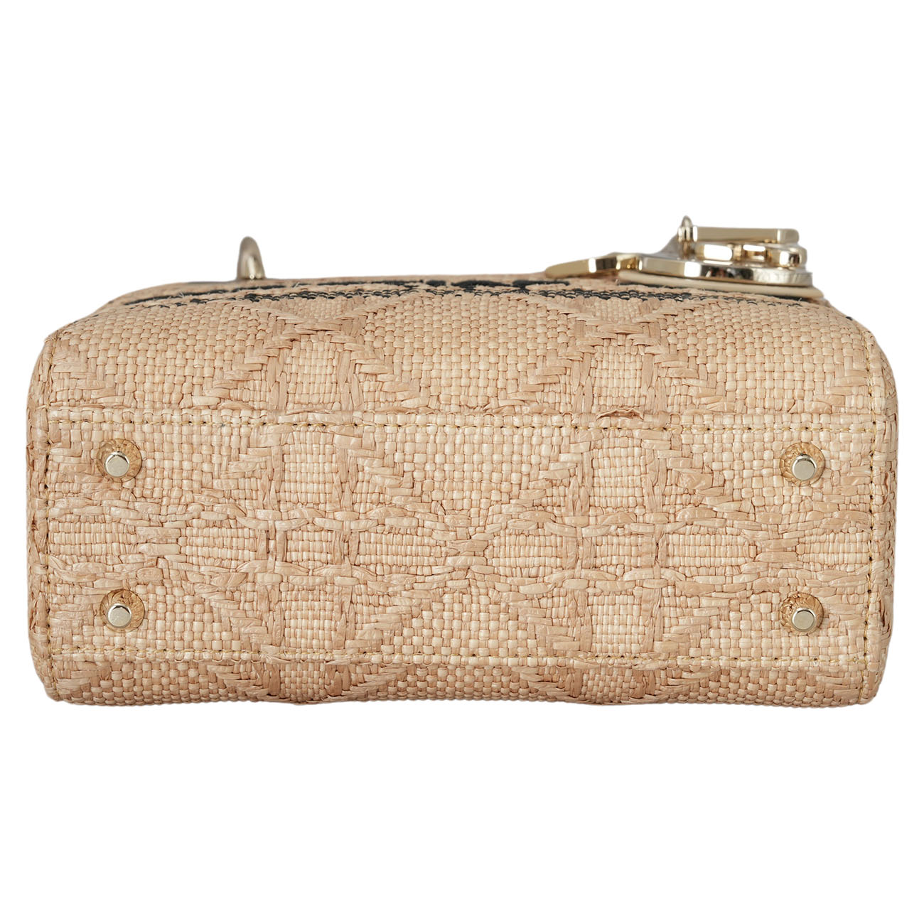 CHRISTIAN DIOR(USED)크리스찬디올 레이디 D LITE 미니 라피아
